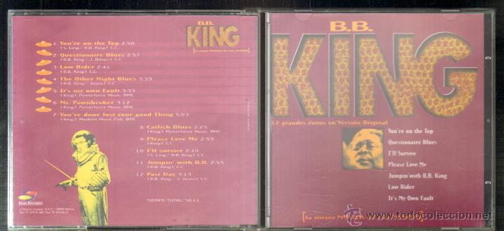 CDs de m&uacute;sica: B.B. KING. 12 GRANDES EXITOS EN VERSION ORIGINAL.    CD-SOLEXT-744 - Foto 1