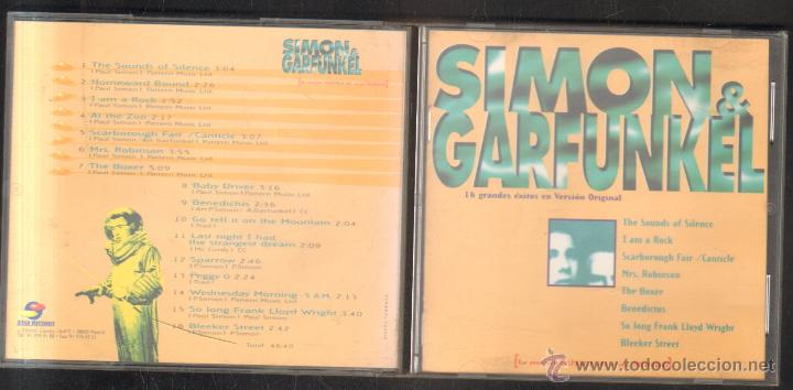 CDs de m&uacute;sica: SIMON & GARFUNKEL. 16 GRANDES EXITOS EN VERSION ORIGINAL.   CD-SOLEXT-746 - Foto 1
