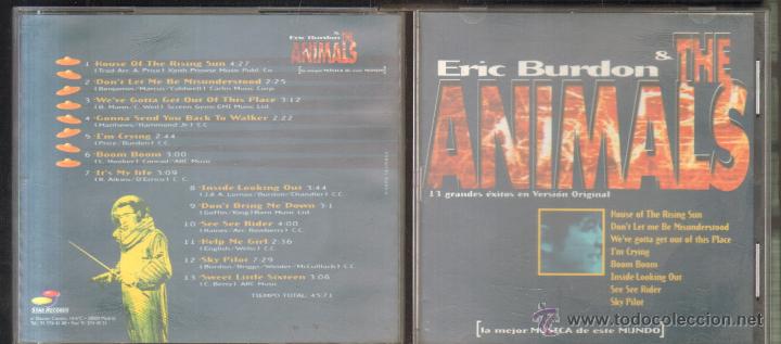 CDs de m&uacute;sica: ERIC BURDON & THE ANIMALS. 13 GRANDES EXITOS EN VERSION ORIGINAL. CD-SOLEXT-748 - Foto 1
