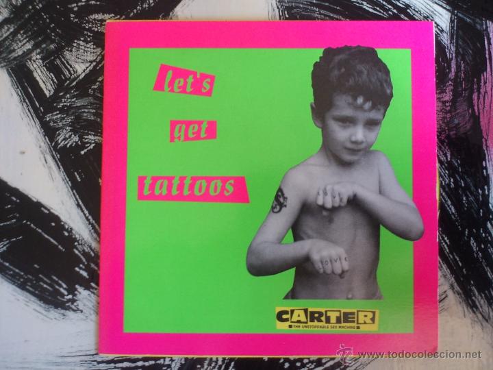 CDs de m&uacute;sica: CARTER - LET&acute;S GET TATTOOS - CD SINGLE - PROMO - CHRYSALIS - 1994 - Foto 1