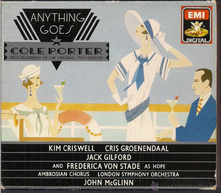 CDs de m&uacute;sica: Cole Porter . Anything Goes - Foto 1