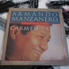 CDs de Música: ARMANDO MANZANERO - POR DEBAJO DE LA MESA - CON CARMEN PARÍS - CD SINGLE - PROMO - WEA - 2002