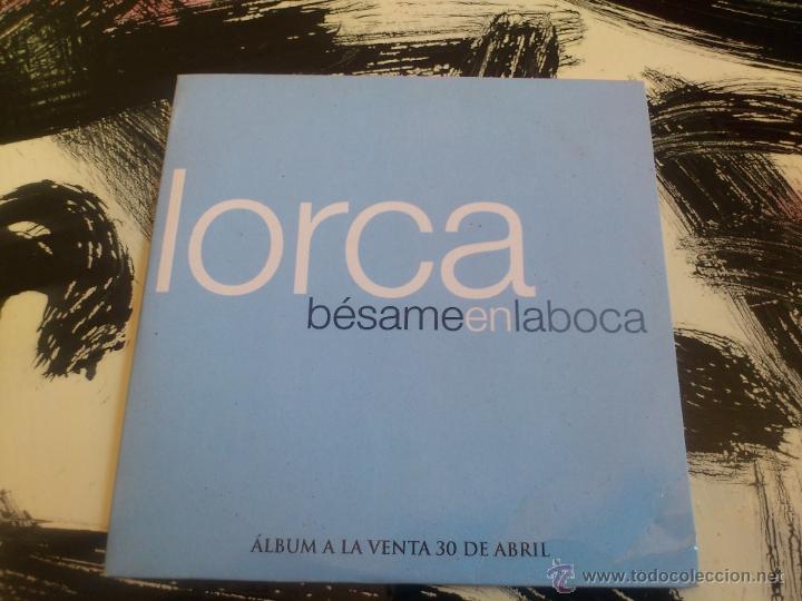 CD di Musica: LORCA - B&Eacute;SAME EN LA BOCA - CD SINGLE - PROMO - LIDERES - 2001