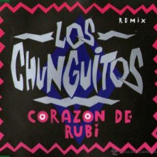 CDs de Música: LOS CHUNGUITOS - CD SINGLE - 4 TRACKS - CORAZÓN DE RUBÍ + 3 - EDIT EN ALEMANIA - EMI ELECTROLA 1990. Lote 53080024