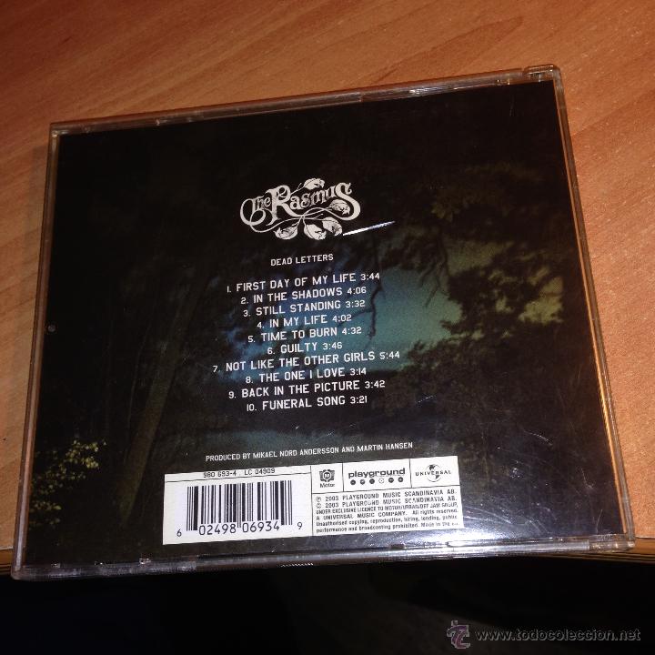 CDs de m&uacute;sica: THE RASMUS (DEAD LETTERS) CD (CDIB19) - Foto 3
