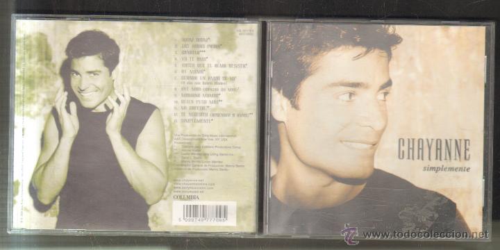 CDs de m&uacute;sica: CHAYANNE. SIMPLEMENTE.     CD-SOLEXT-754 - Foto 1