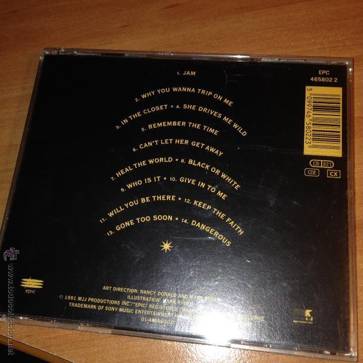 CDs de m&uacute;sica: MICHAEL JACKSON (DANGEROUS) CD 14 TRACKS ((CDIB18) - Foto 3
