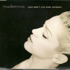 CDs de Música: MADONNA. LOVE DON'T LIVE HERE ANYMORE (CD SINGLE PROMO 1996)