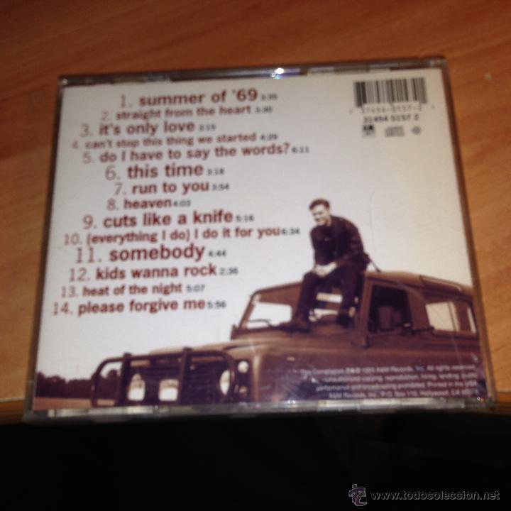 CDs de m&uacute;sica: BRYAN ADAMS (SO FAR SO GOOD) CD (CDIB17) - Foto 3