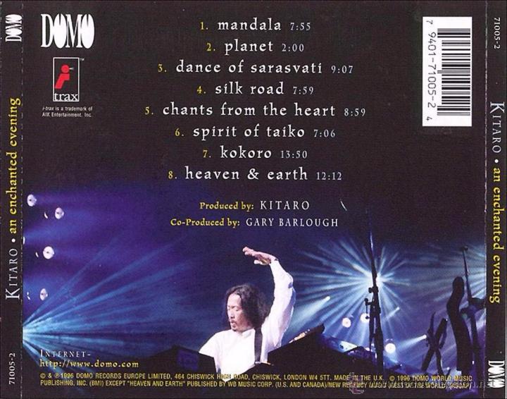 CDs de m&uacute;sica: Kitaro - an enchanted evening - 8 TEMAS - Foto 2