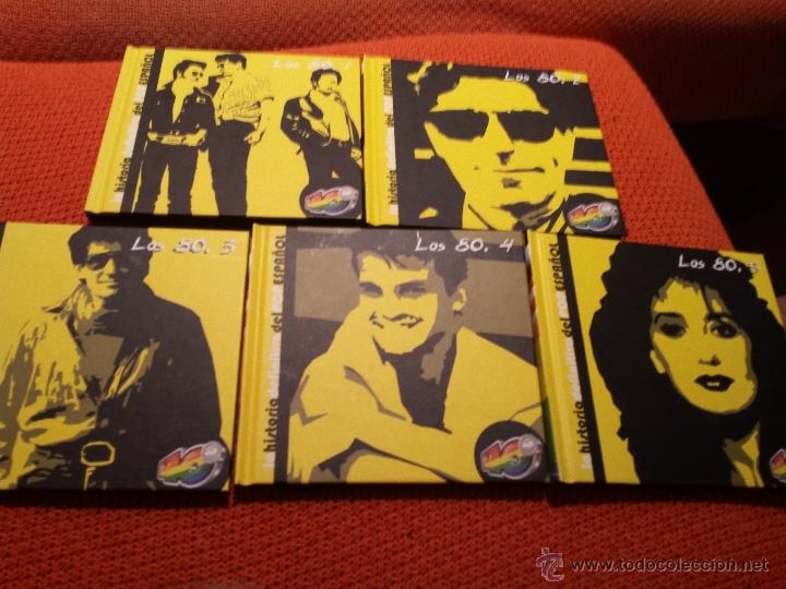 CDs de M&uacute;sica: LOTE DE 5 VOLUMENES LA HISTORIA DEFINITIVA DEL POP ESPA&Ntilde;OL A&Ntilde;OS 80 CON 70 SUPER CANCIONES