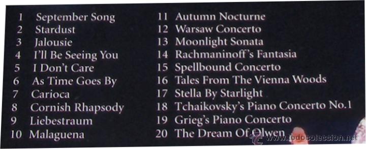 CDs de m&uacute;sica: CD LIBERACE - 20 GOLDEN GREATS - Foto 3
