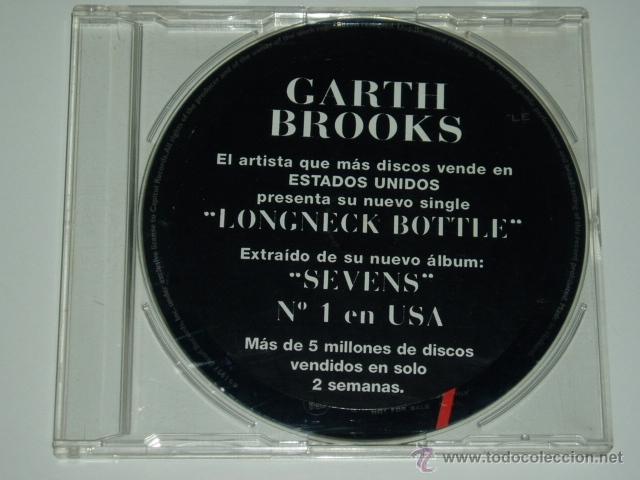 CDs de m&uacute;sica: GARTH BROOKS PROMO CD SINGLE LONGNECK BOTTLE - Foto 1