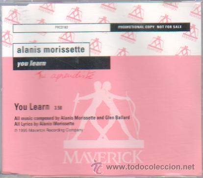 CDs de m&uacute;sica: ALANIS MORISSETTE CD SINGLE PROMO YOU LEARN - Foto 1