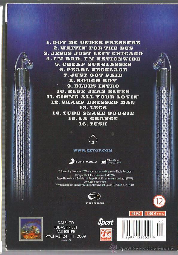 CDs de m&uacute;sica: CD ZZ TOP : LIVE FROM TEXAS ( EDICION ESPECIAL REPUBLICA CHECA, CARTRON RECTANGULAR ) - Foto 2