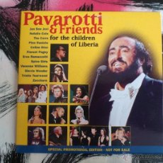 CDs de Música: PAVAROTTI & FRIENDS - FOR THE CHILDREN OF LIBERIA - CD ALBUM - PROMO RADIO - 17 TRACKS -DECCA - 1998. Lote 53384476