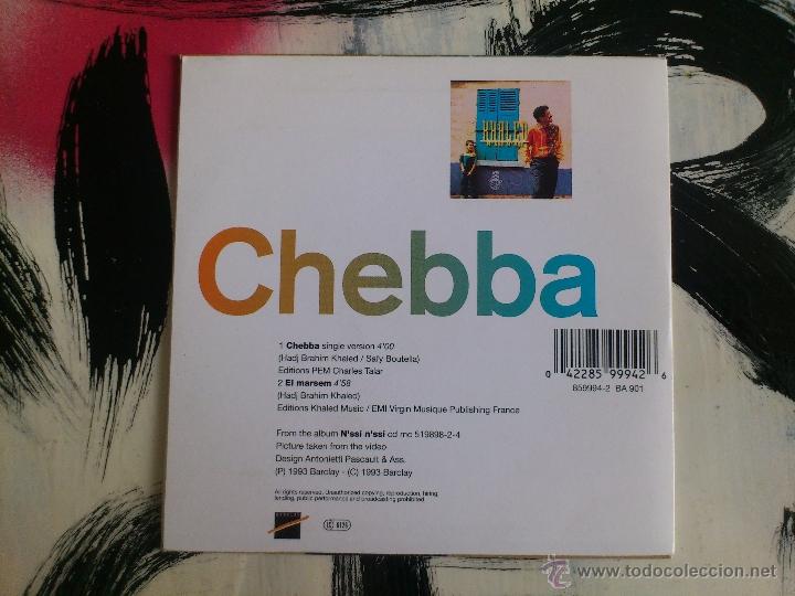 CDs de m&uacute;sica: KHALED - CHEBBA - EL MARSEM - CD SINGLE - PROMO - BARCLAY - 1993 - Foto 2