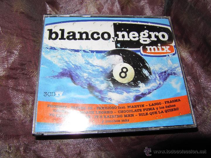 CDs de m&uacute;sica: BLANCO Y NEGRO MIX 8- 3 CDS 2001 - Foto 1