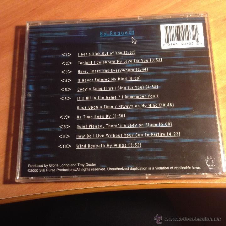 CDs de m&uacute;sica: GLORIA LORING (BY REQUEST) CD 10 TRACKS (CDIB7) - Foto 3