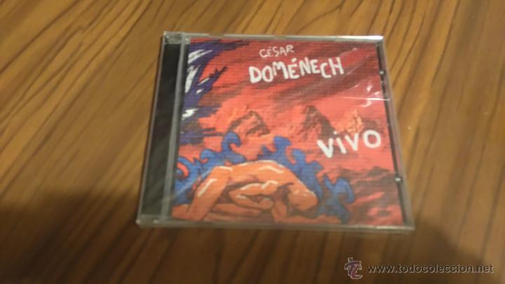 CDs de m&uacute;sica: CESAR DOMENECH. VIVO. CD PRECINTADO. 9 TEMAS - Foto 1