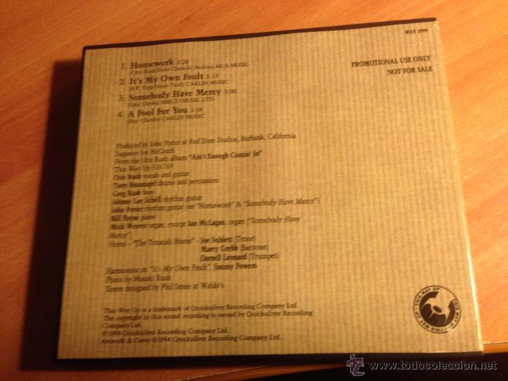 CDs de m&uacute;sica: OTIS RUSH (HOMEWORK +3) CD 4 TRACKS PROMO (CDIM4) - Foto 3