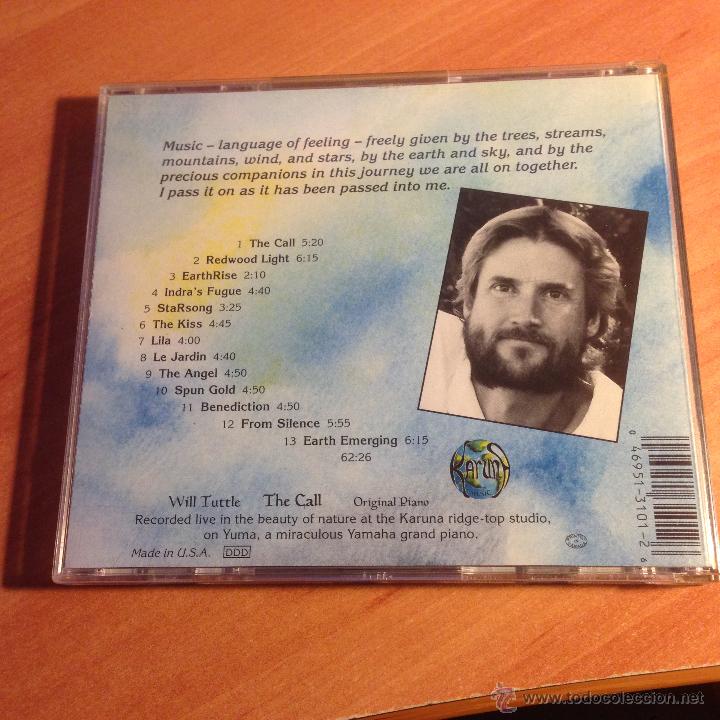 CDs de m&uacute;sica: WILL TUTTLE (THE CALL) CD 13 TRACKS (CDIB6) - Foto 3