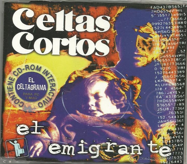 CDs de m&uacute;sica: CELTAS CORTOS. El emigrante                (cd single1996) - Foto 1