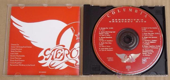 CDs de m&uacute;sica: AEROSMITHS - GREATEST HITS (CD) 1993 - Foto 2