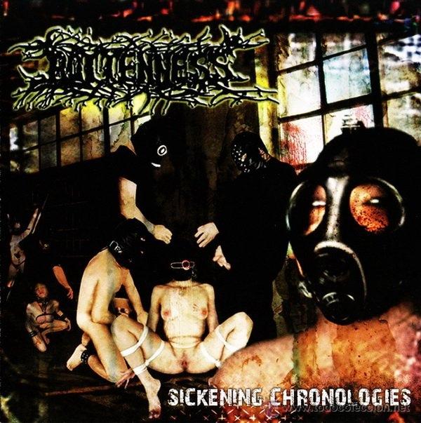 CDs de m&uacute;sica: Rottenness-Sickening Chronologies-death metal grind cd