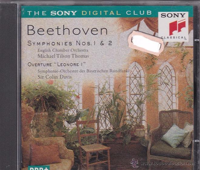 CDs de m&uacute;sica: Beethoven - Symphonies 1 & 2 - Colin Davis / Michael Tilson Thomas - Foto 1