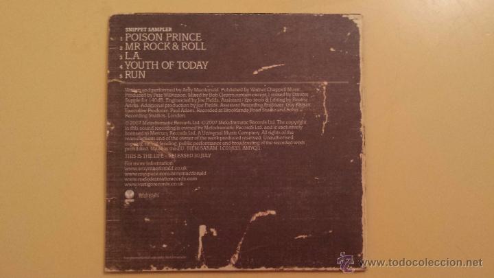 CDs de m&uacute;sica: CD samples Amy McDonald - This is the life - - Foto 2