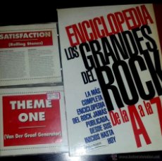 CDs de Música: LOTE LOS GRANDES DEL ROCK (5 TOMOS ENCUADERNADOS + 100 CD'S) ORBIS FABBRI. Lote 53722110