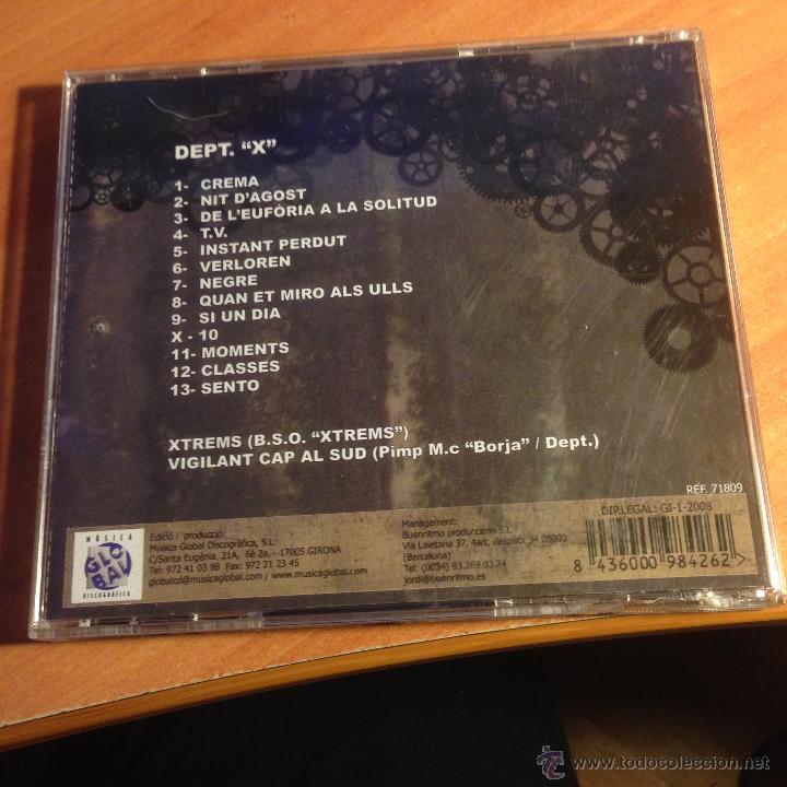 CDs de m&uacute;sica: DEPT. (X) CD 13 TRACKS (CDIB9) - Foto 3