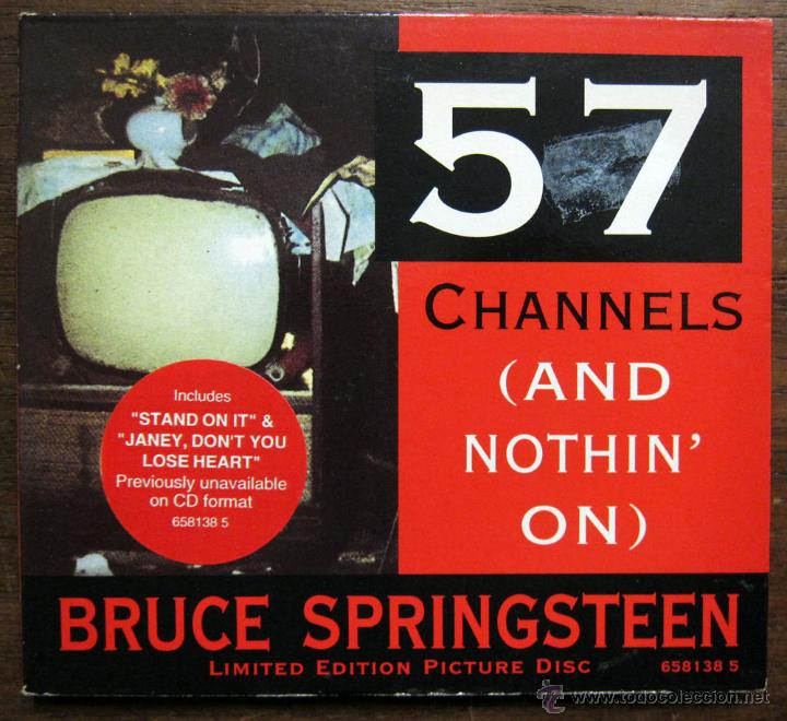 CDs de m&uacute;sica: BRUCE SPRINGSTEEN  - 57 CHANNELS  - PICTURE DISC - CD SINGLE - 1992 - Foto 1