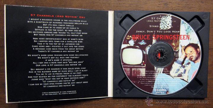 CDs de m&uacute;sica: BRUCE SPRINGSTEEN  - 57 CHANNELS  - PICTURE DISC - CD SINGLE - 1992 - Foto 3