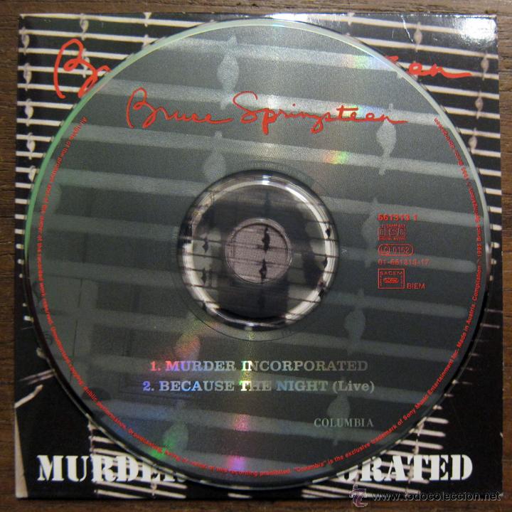 CDs de m&uacute;sica: BRUCE SPRINGSTEEN  - MURDER INCORPORATED - CD SINGLE - 1995 - Foto 3