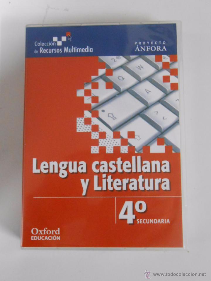 Musik-CDs: LENGUA CASTELLANA Y LITERATURA. 4&ordm; SECUNDARIA. 4 CD'S RECURSOS MULTIMEDIA OXFORD. TDKV4