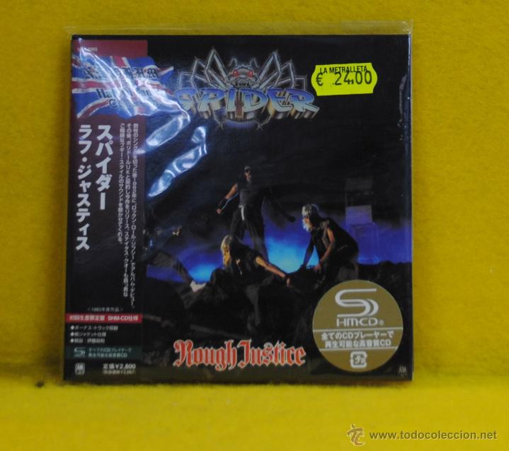 CDs de m&uacute;sica: SPIDER - ROUGH JUSTICE - EDICION JAPONESA - CD - Foto 1