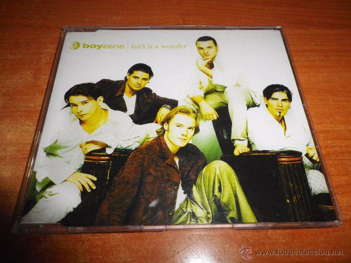 CD de M&uacute;sica: BOYZONE Isn&acute;t it a wonder REMIX MARK SPIKE STENT CD SINGLE PROMO 1997 PLASTICO 1 TEMA