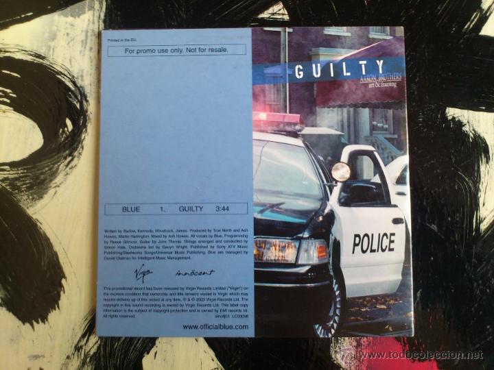CDs de m&uacute;sica: BLUE - GUILTY - CD SINGLE - PROMO - VIRGIN - 2003 - Foto 2