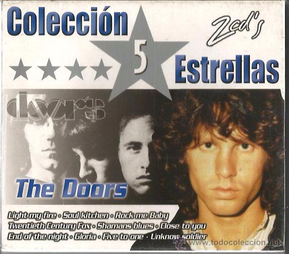 CDs de m&uacute;sica: DOBLE CD THE DOORS ( COLECCION 5 ESTRELLAS) - Foto 1