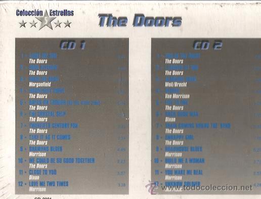 CDs de m&uacute;sica: DOBLE CD THE DOORS ( COLECCION 5 ESTRELLAS) - Foto 2