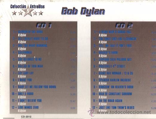 CDs de m&uacute;sica: CAJA BOB DYLAN : 2 CD&acute;S / 24 CANCIONES - Foto 2