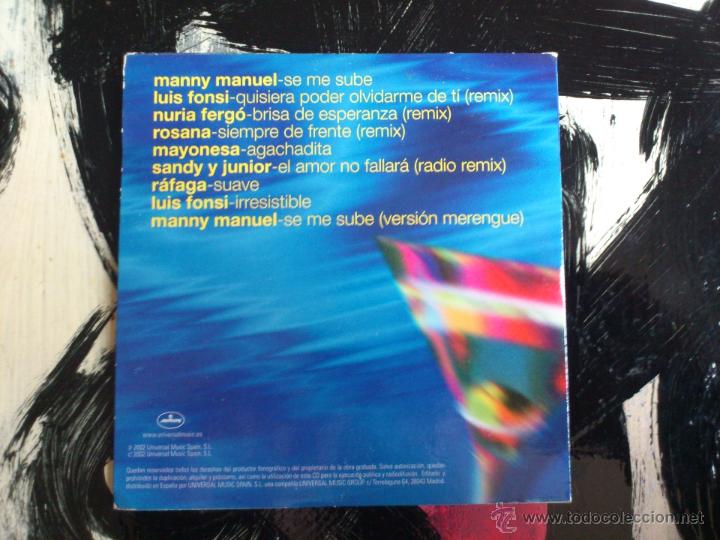 CDs de m&uacute;sica: EL SINGLE DEL VERANO - CD SINGLE - 9 TRACKS - MERCURY - UNIVERSAL - 2002 - Foto 2