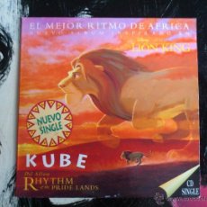 CDs de Música: THE LION KING - KUBE - CD SINGLE - PROMO - WALT DISNEY - 1995 - EL REY LEON. Lote 53979227