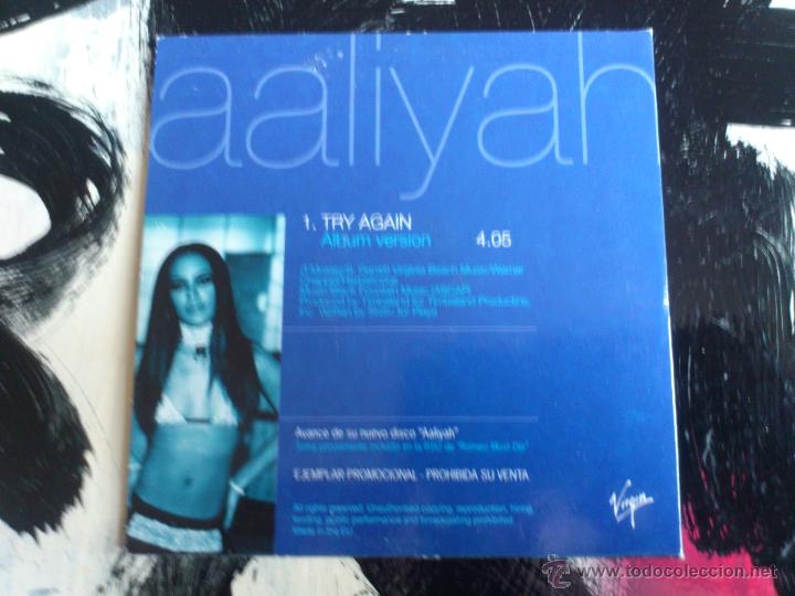 CDs de m&uacute;sica: AALIYAH - TRY AGAIN - CD SINGLE - PROMO - VIRGIN - Foto 2