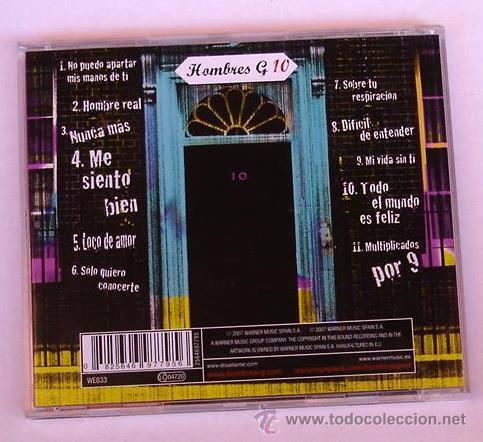 CDs de m&uacute;sica: HOMBRES G - 10 (CD) 2007 - Foto 3