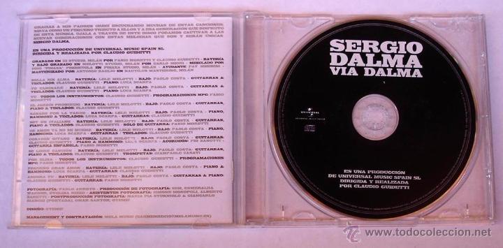 CDs de m&uacute;sica: SERGIO DALMA - VIA DALMA (CD) 2010 - Foto 2