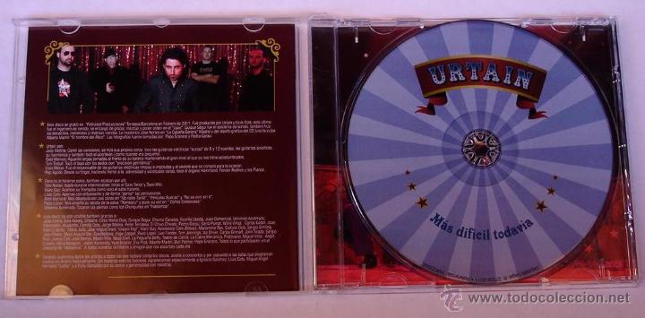 CDs de m&uacute;sica: URTAIN - M&Aacute;S DIFICIL TODAVIA (CD) 2011 - Foto 2