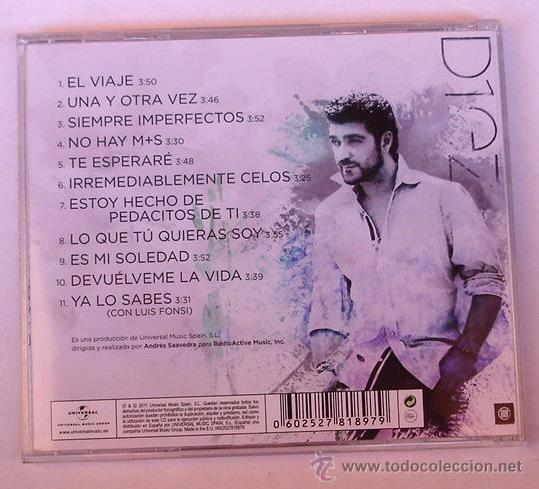 CDs de m&uacute;sica: ANTONIO OROZCO - DIEZ ( CD) 2011 - Foto 3